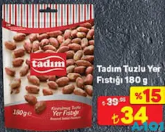 TADIM TUZLU YER FISTIĞI 180 G TADIM TUZLU YER FISTIĞI 180 G